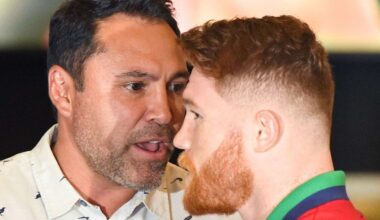 Oscar De La Hoya urges Canelo to cancel comeback against Christian Mbilli
