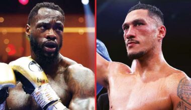 David Benavidez delivers honest verdict on Deontay Wilder vs Jai Opetaia: “He gets hit a lot”