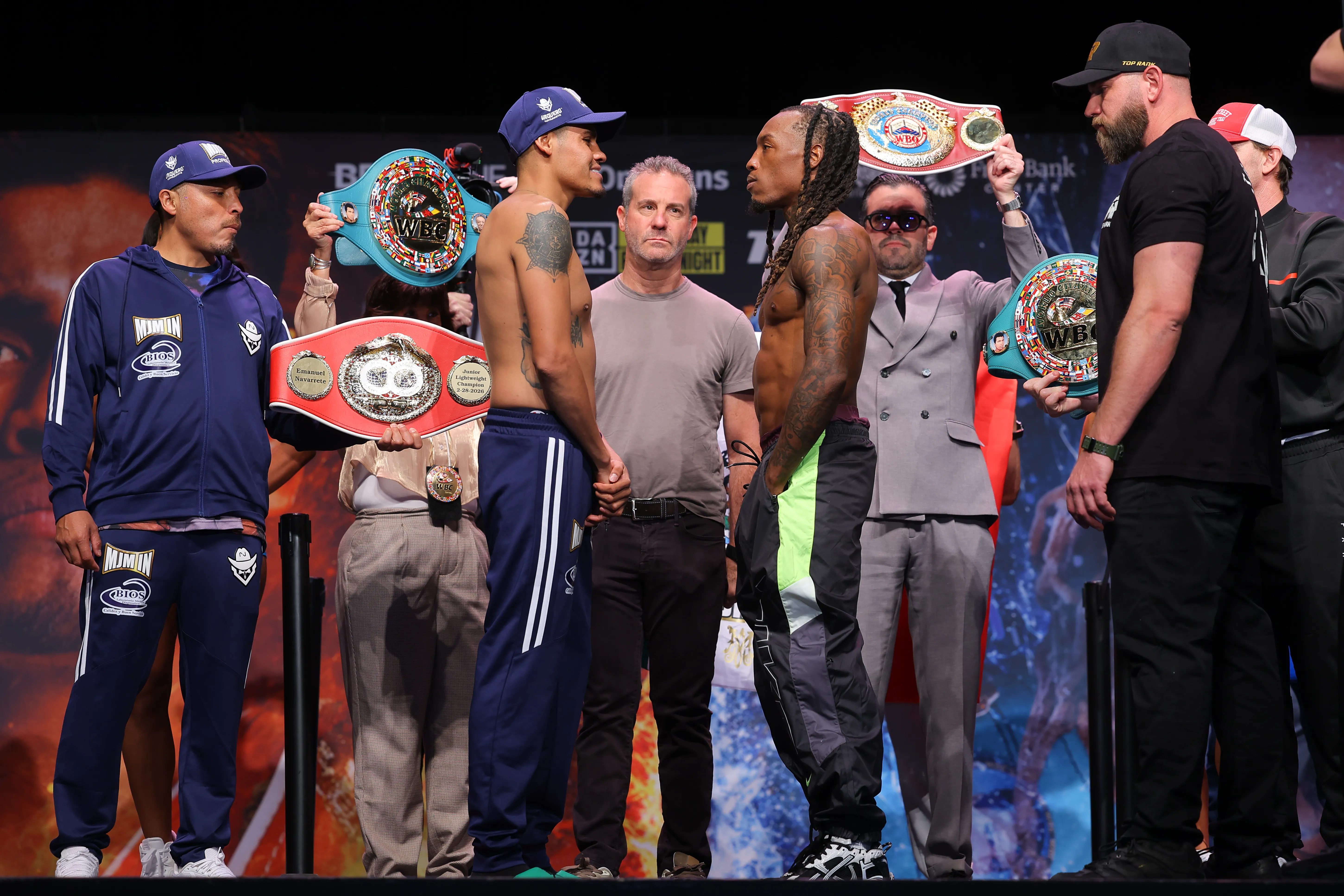 Emanuel Navarrete-OShaquie Foster weigh-in, October 23, 2026
