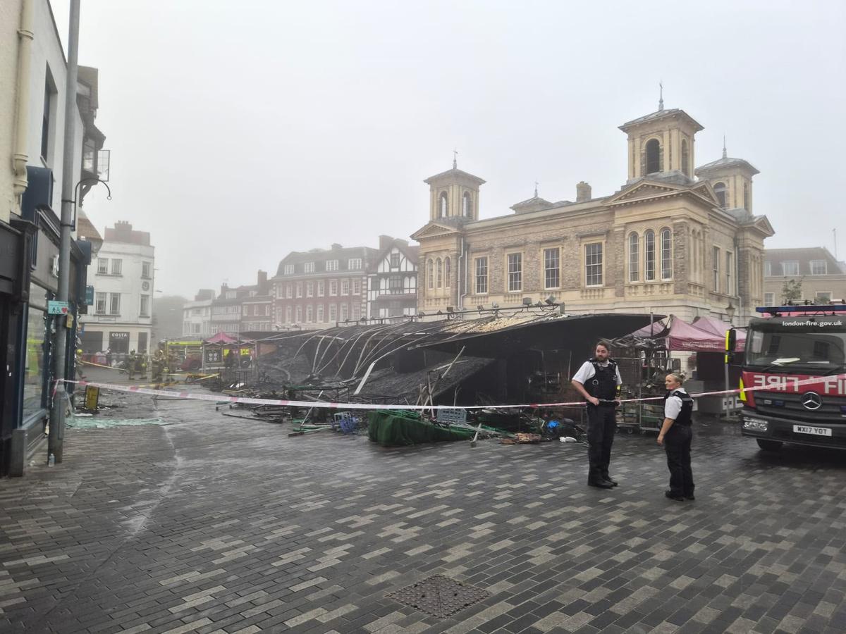 Historic south London market faces nine-day closure after fire damage - London Evening Standard