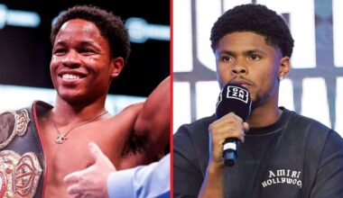 Shakur Stevenson sums up Floyd Schofield’s ability after winning world title