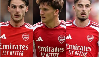 Arsenal injury update: Tzolis, Rice and Havertz latest return dates - London Evening Standard