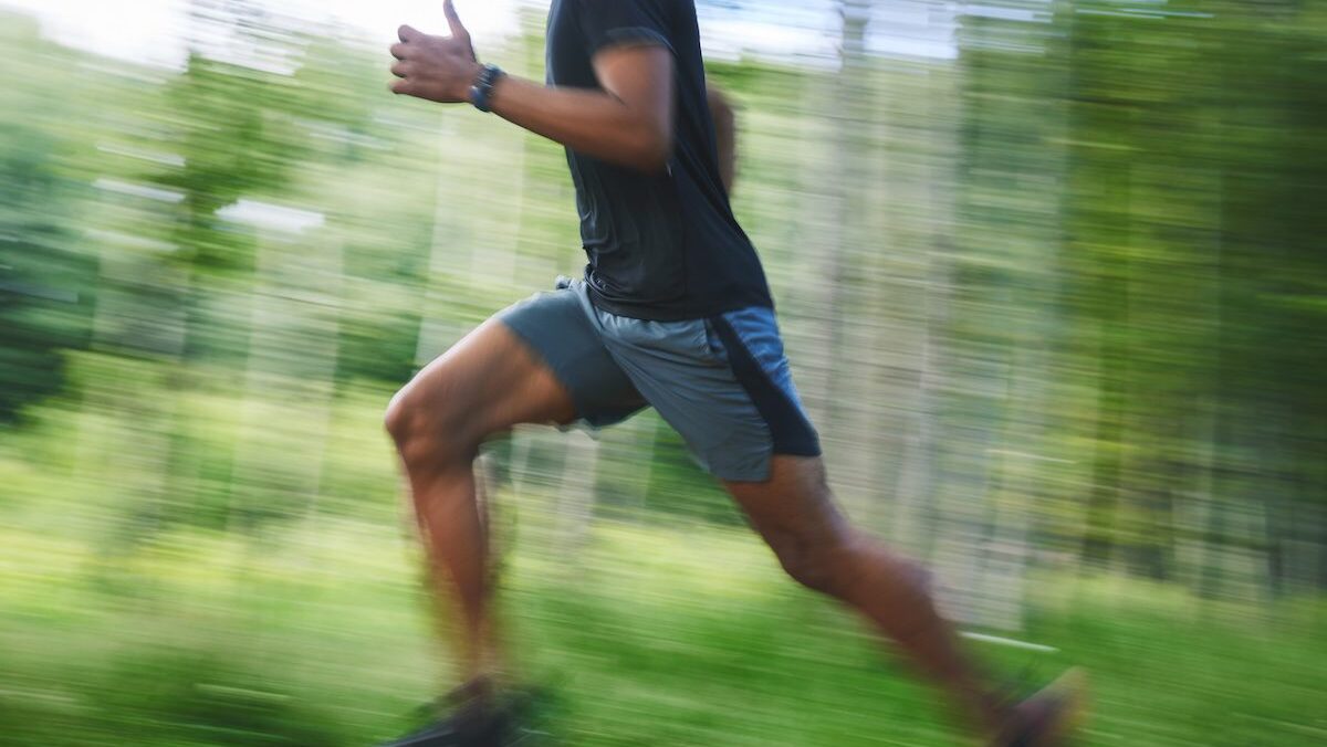man running