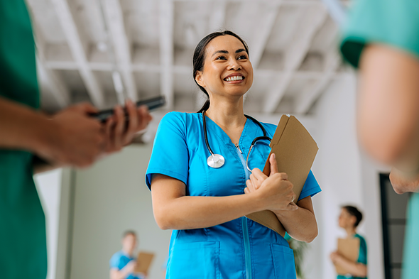 smiling nurse smiling nurse
