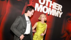 Director Rob Savage and Jessica Chastain attend a special fan screening of "Other Mommy" on Oct. 8 in Hollywood, California