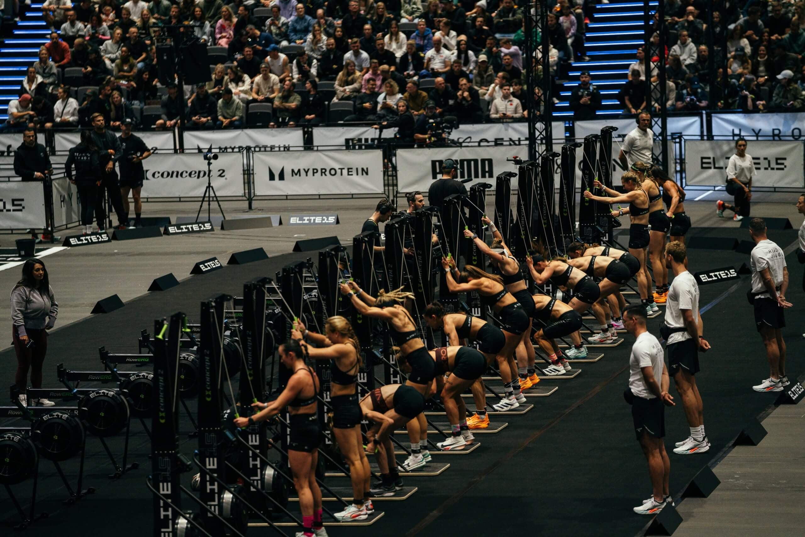 Women competing in Hyrox in Hamburg