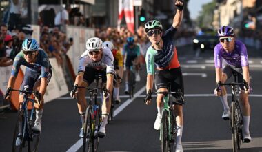 Paul Lapeira (Decathlon CMA CGM) wins the 2026 Coppa Agostoni - Giro Delle Brianze in Lissone, Italy. (Photo by Dario Belingheri/Getty Images)