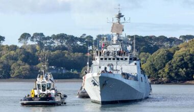 INS Trishul in United Kingdom for Exercise KONKAN-26