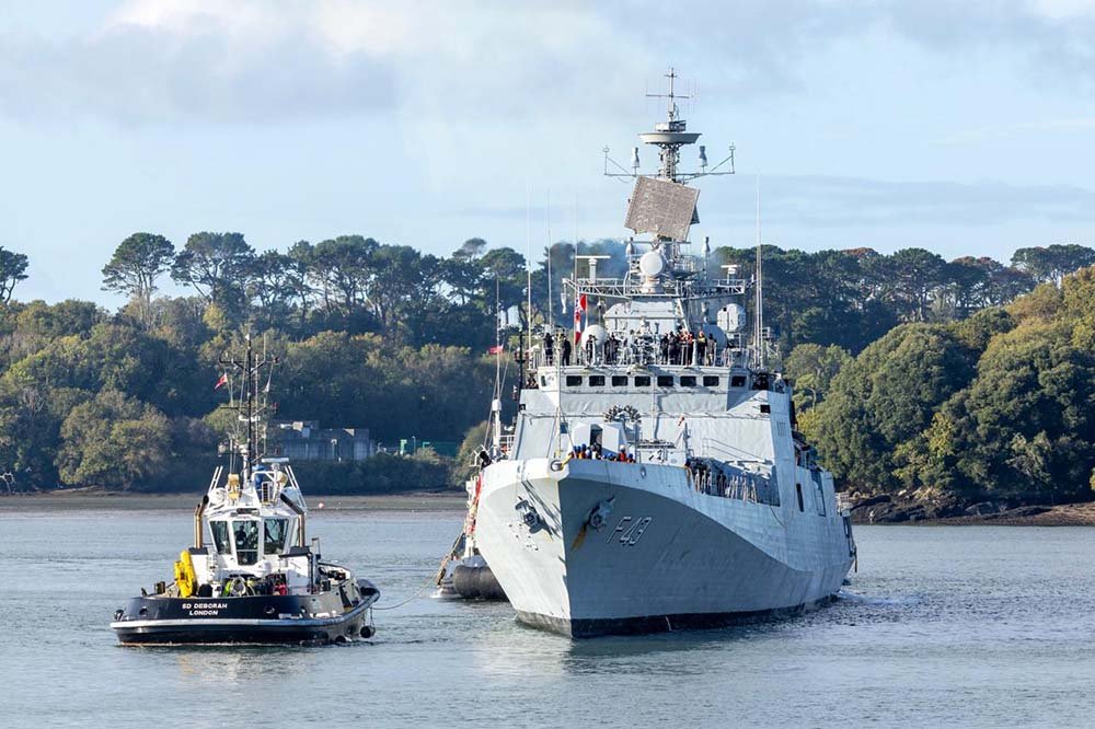 INS Trishul in United Kingdom for Exercise KONKAN-26