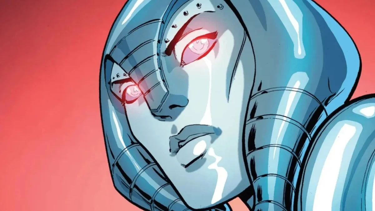 The android Avenger Jocasta in modern Marvel Comics.