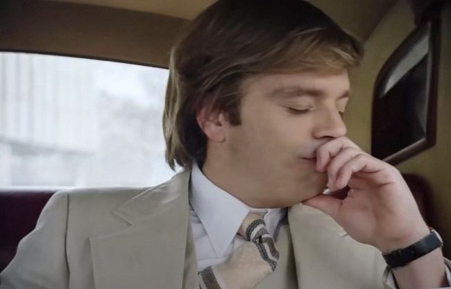 THE APPRENTICE, Sebastian Stan as Donald Trump, 2024. © Briarcliff Entertainment / Courtesy Everett Collection