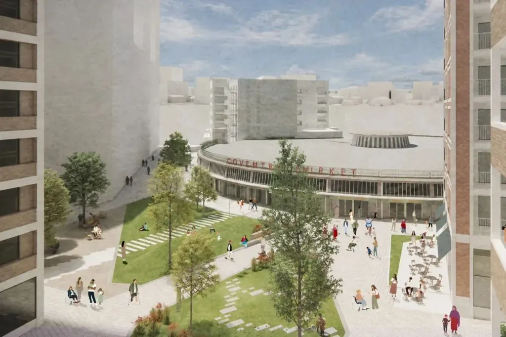Intervention Architecture submits refurb plans for listed Coventry market