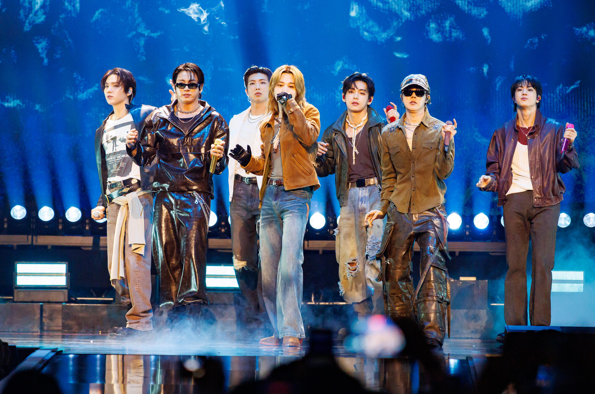 BTS at the 2026 iHeartRadio Music Festival held at T-Mobile Arena on September 18, 2026 in Las Vegas, Nevada.