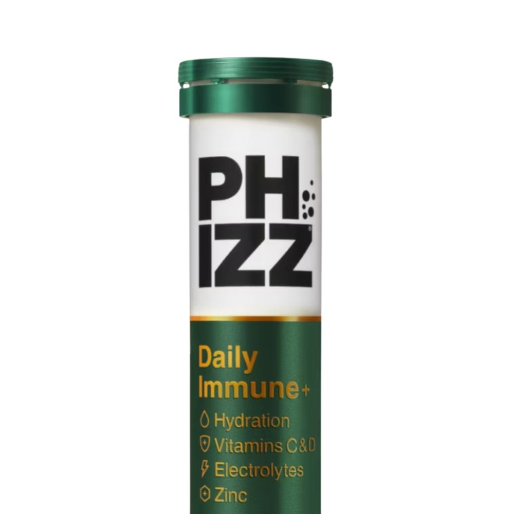Phizz Daily Immune+ Orange Hydration, Electrolytes & Vitamins Effervescent Tablets x20