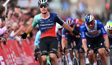Olav Kooij (Decathlon CMA CGM) wins the 2026 Sparkassen Munsterland Giro in M&uuml;nster, Germany. (Photo by Christian Kaspar-Bartke/Getty Images)