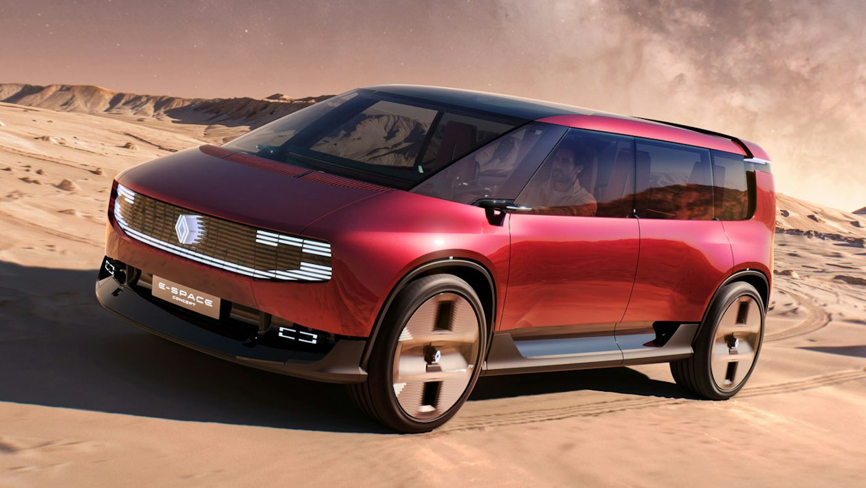 New Renault Espace MPV considered as radical E-Space concept wows Paris Motor Show