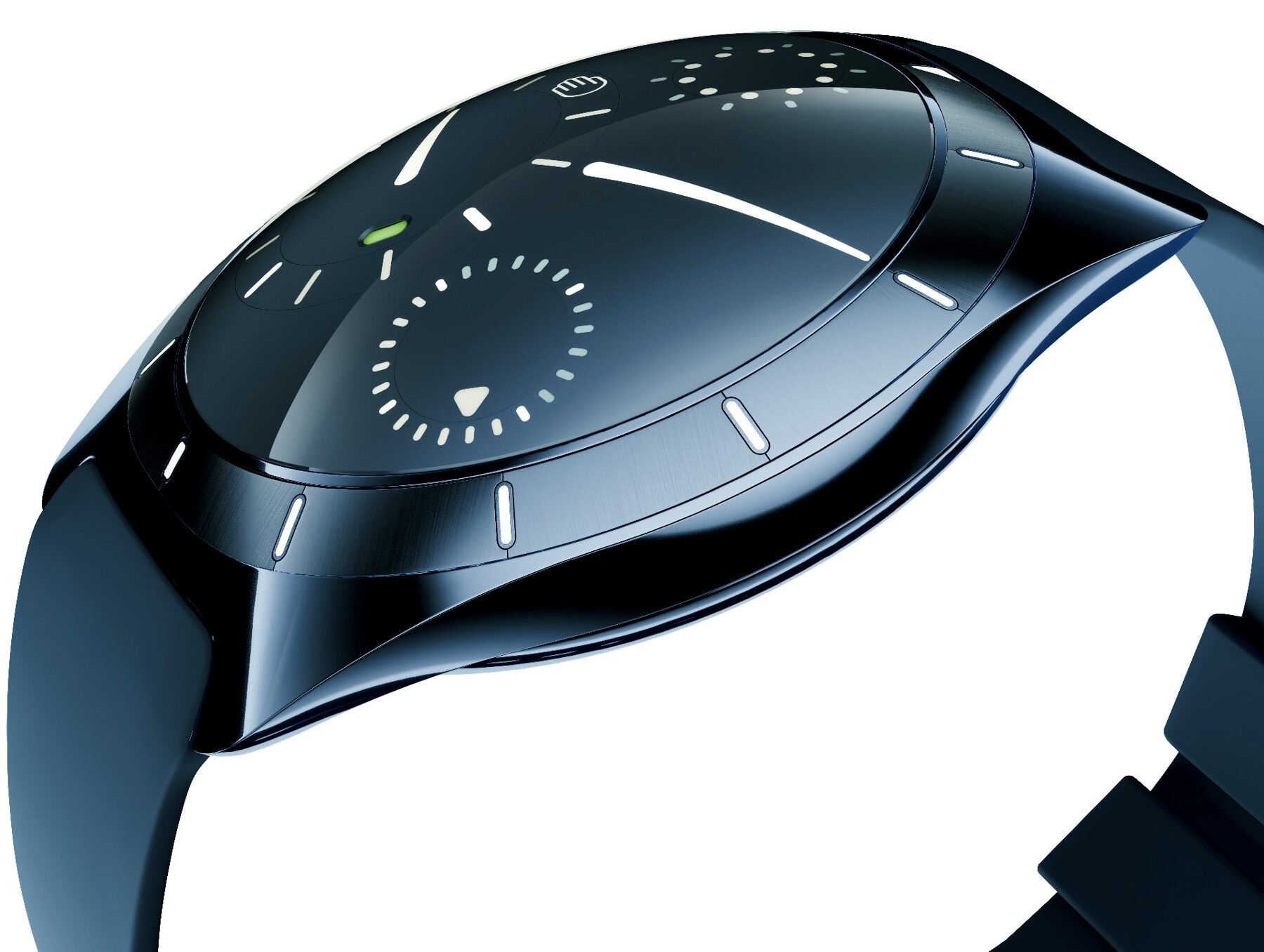 Ressence Type 10 Dark Night profile view