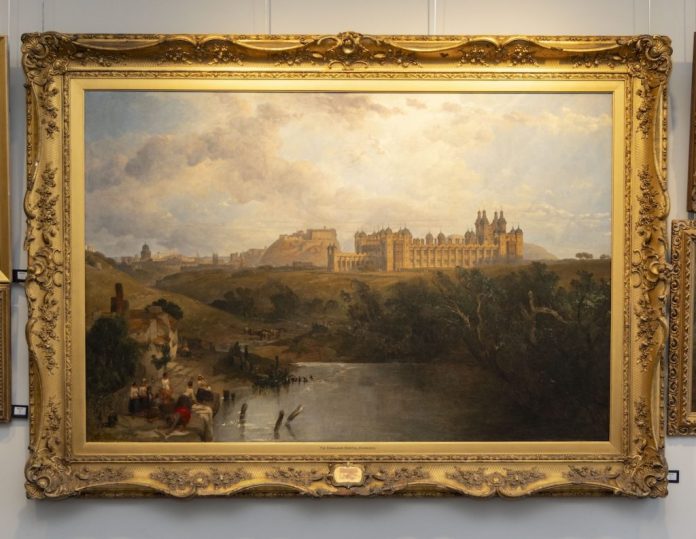 View of Donaldson's Hospital from the North West (1851) by David Roberts, oil on canvas 128 x 190.5cm (50 3/8 x 75in) © Alan Simpson