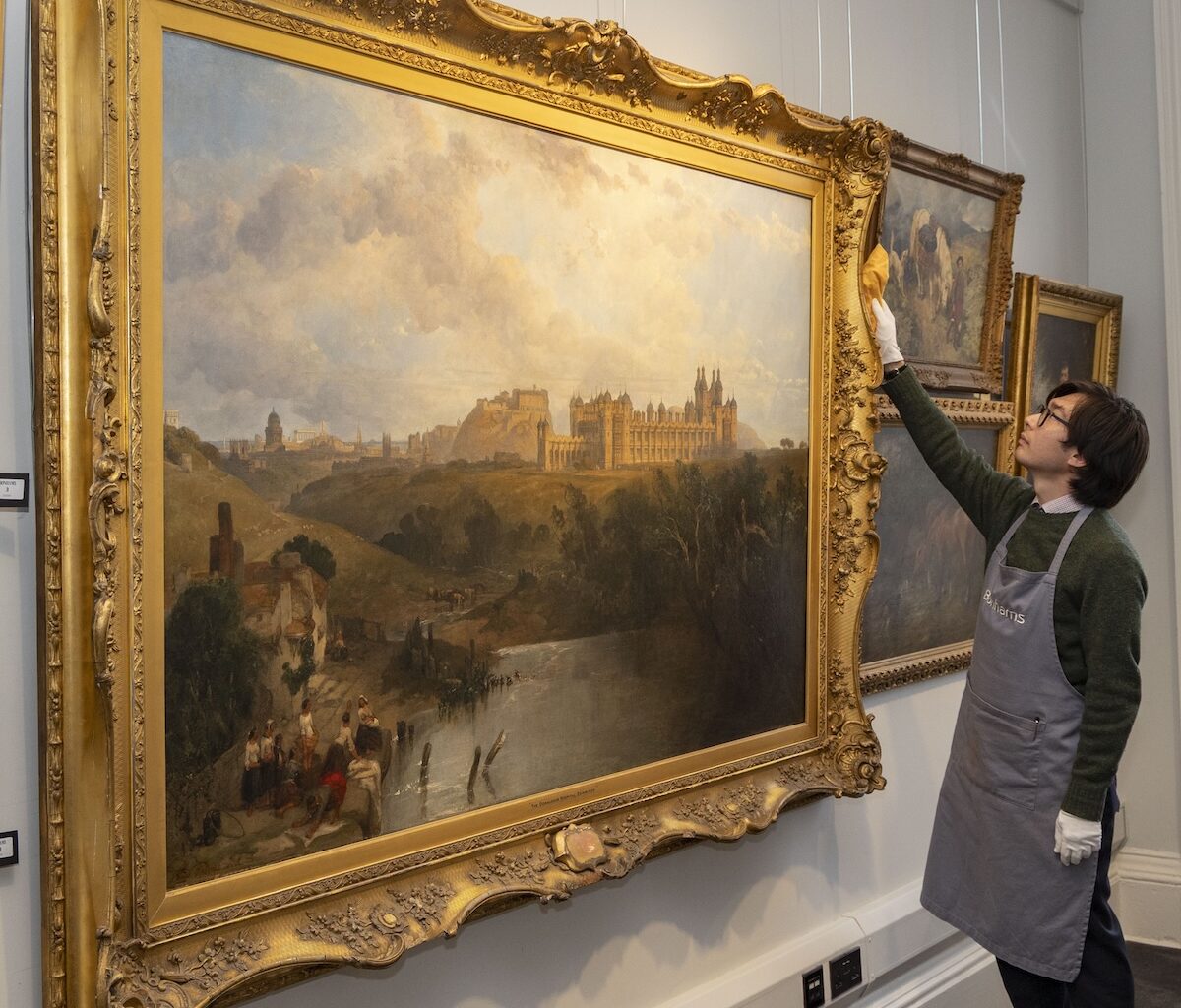 "Skullduggery" behind Victorian Edinburgh painting for sale for first time