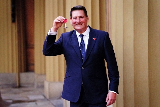 Tony Hadley after being made a Member of the Order of the British Empire by the Princess Royal at Buckingham Palace. The award was for charitable services to Shooting Star Chase Children's Hospice Care. Picture date: Thursday November 3, 2022. PA Photo. See PA story ROYAL Investiture. Photo credit should read: Victoria Jones/PA Wire