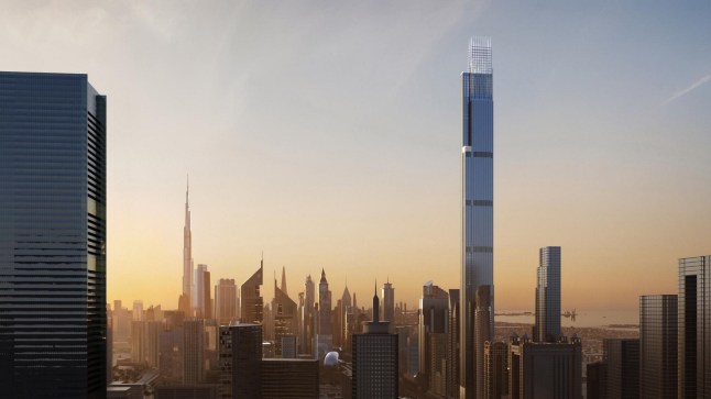 Rendering of The Burj Azizi in Dubai. The world's second tallest skyscraper has been announced - with the planet's highest nightclub. The Burj Azizi in Dubai is set to be 725m (2,379ft) high, coming just behind its neighbour the Burj Khalifa, which is 830m (2,723ft). Azizi Developments say construction of the ?1.15 billion tower has already begun, and is expected to be completed within four years, in 2028. Sales for skyscraper, planned to be over the 131 storeys, will launch in February 2025, although prices have yet to be announced. It will feature a unique all-suite seven-star hotel inspired by seven cultural themes, alongside residences that include penthouses, apartments, and holiday homes.