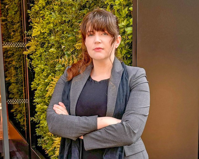 Pictured: Shannon Burns. A high-flying tech executive who was discriminated against after she slept in a sauna has won the right to seek ??76 million compensation - in what could be the biggest payout a British employment tribunal has ever seen. Senior tech engineer Shannon Burns could be in line for a landmark payout after winning a disability discrimination case against a company now owned by ChatGPT developers OpenAI. Last year Ms Burns won a disability discrimination case against Gitpod, having been sacked by the 'tech bro' firm after she had to resort to sleeping in a sauna during a boozy work trip. Ms Burns, who earned ??220,000 a year, was fired from her VP of Engineering post over three years ago but is still fighting to receive compensation as Gitpod have been using 'aggressive litigation tactics to drag out the process and wear her down'. SEE OUR COPY FOR DETAILS. Please byline: Georgia Bates/Solent News ?? Georgia Bates/Solent News & Photo Agency UK +44 (0) 2380 458800