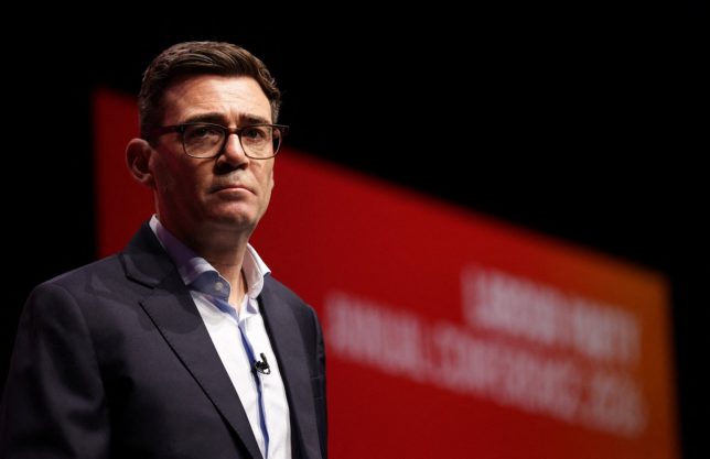 British Prime Minister Andy Burnham delivers his keynote speech at the Labour Party's annual conference in Liverpool, Britain, September 29, 2026. REUTERS/Phil Noble