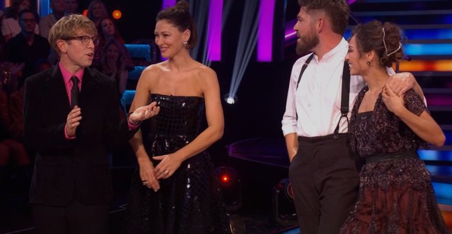 A still from Strictly Come Dancing