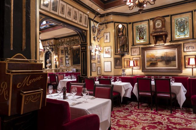 Rules restaurant on the 14th October 2019 in London in the United Kingdom. Rules was established in 1798. (photo by Sam Mellish / In Pictures via Getty Images)