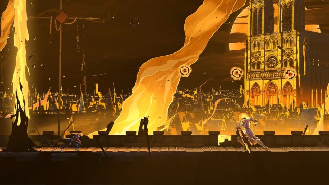 Castlevania: Belmont's Curse screenshot of boss battle