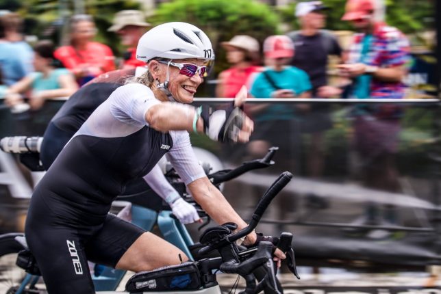 Linda Ashmore - oldest ironwoman Supplied by pr ella.power@praytellagency.com