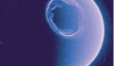 Satellite images reveal ethereal auroral storm raging above the North Pole