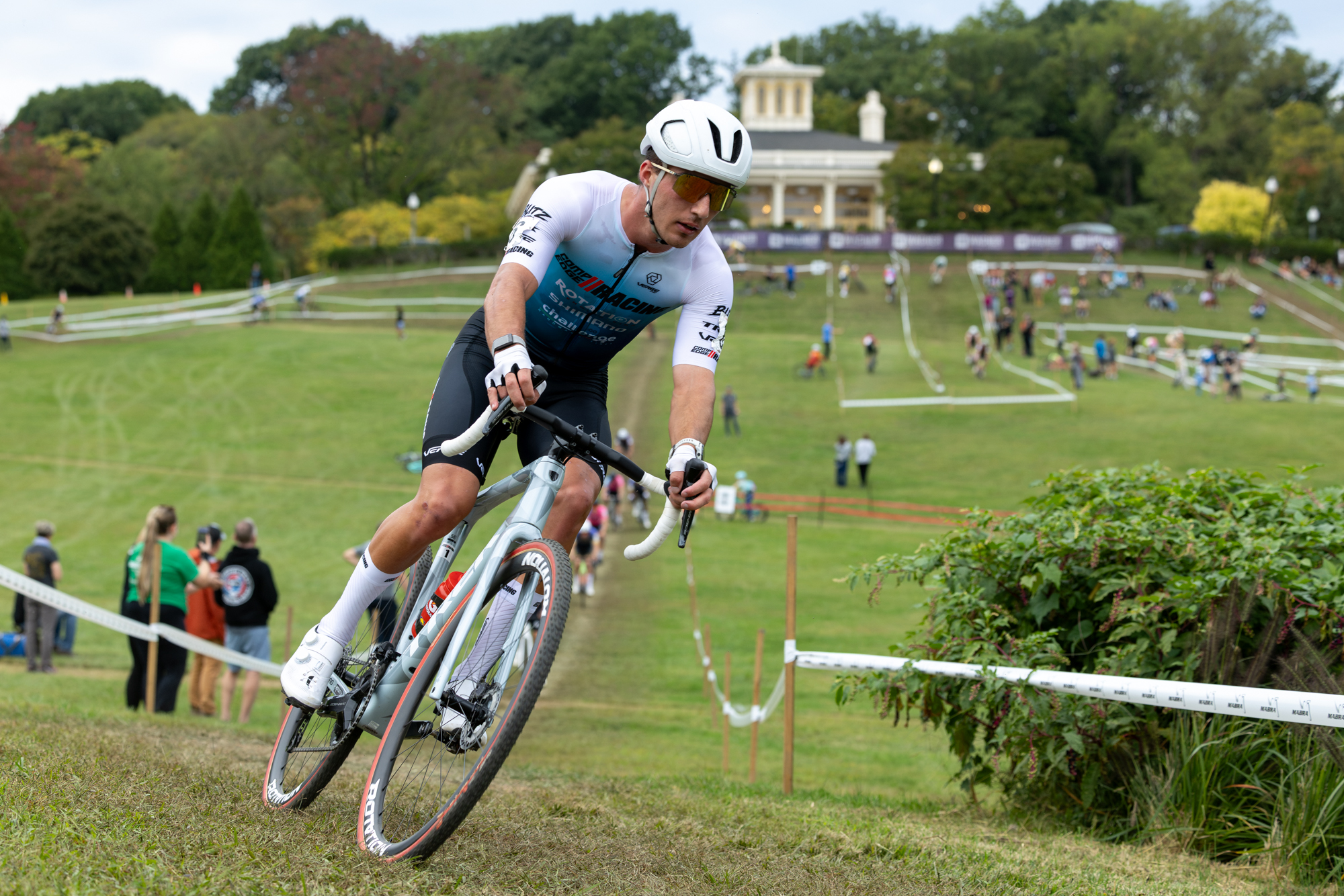 Dylan Zakrajsek (Competitive Edge Racing) finished third in the elite men's C1 race at day 1 of Charm City Cross 2026