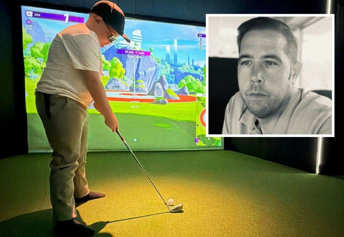 Gravesend dad opens Strike Lab indoor golf simulator at Crossways Business Park in Dartford