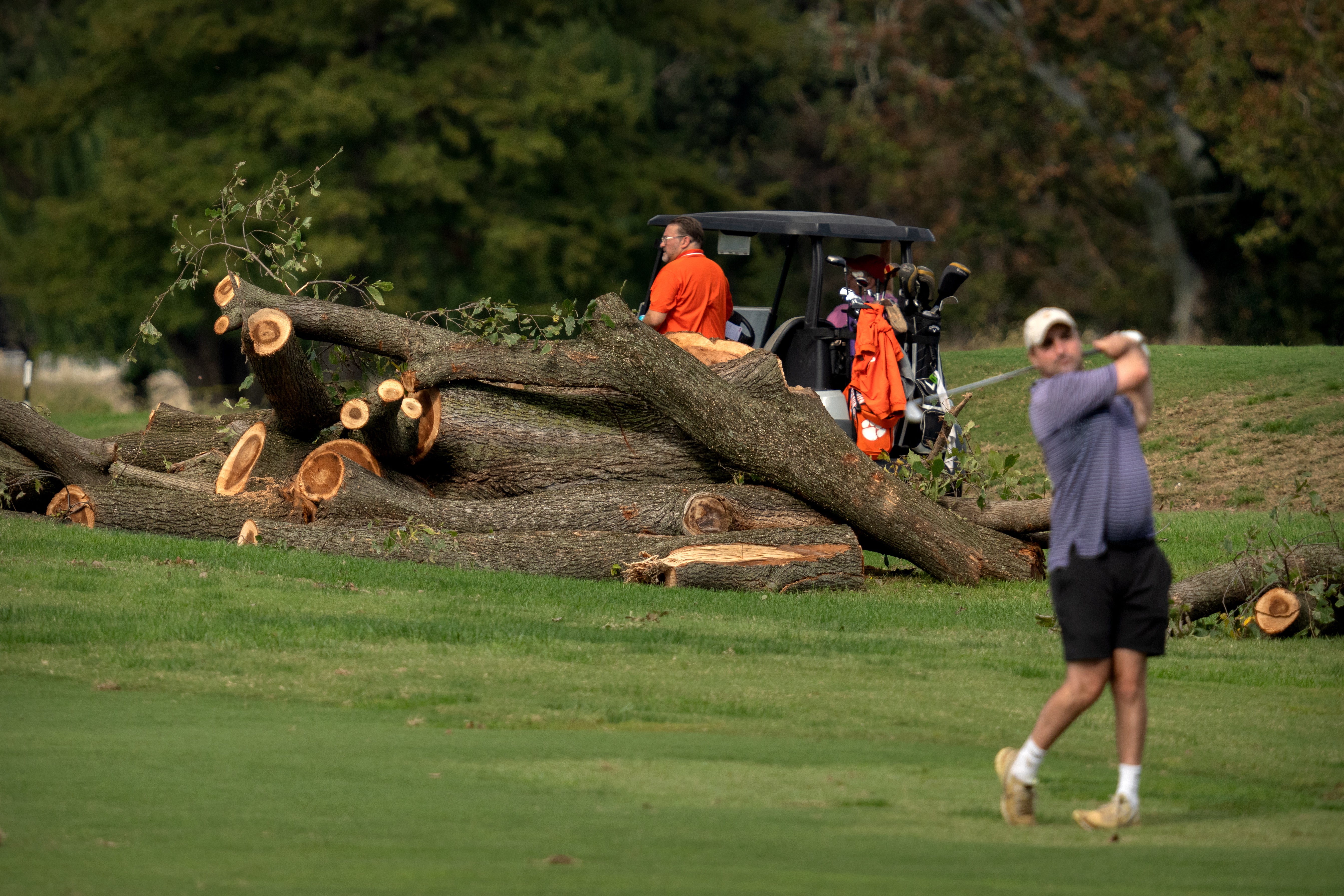 Trump, a golf aficionado who plays often, had already announced plans to makeover the links as part of his broader push to renovate and refurbish places around Washington, including the White House and the Kennedy Center performing arts center