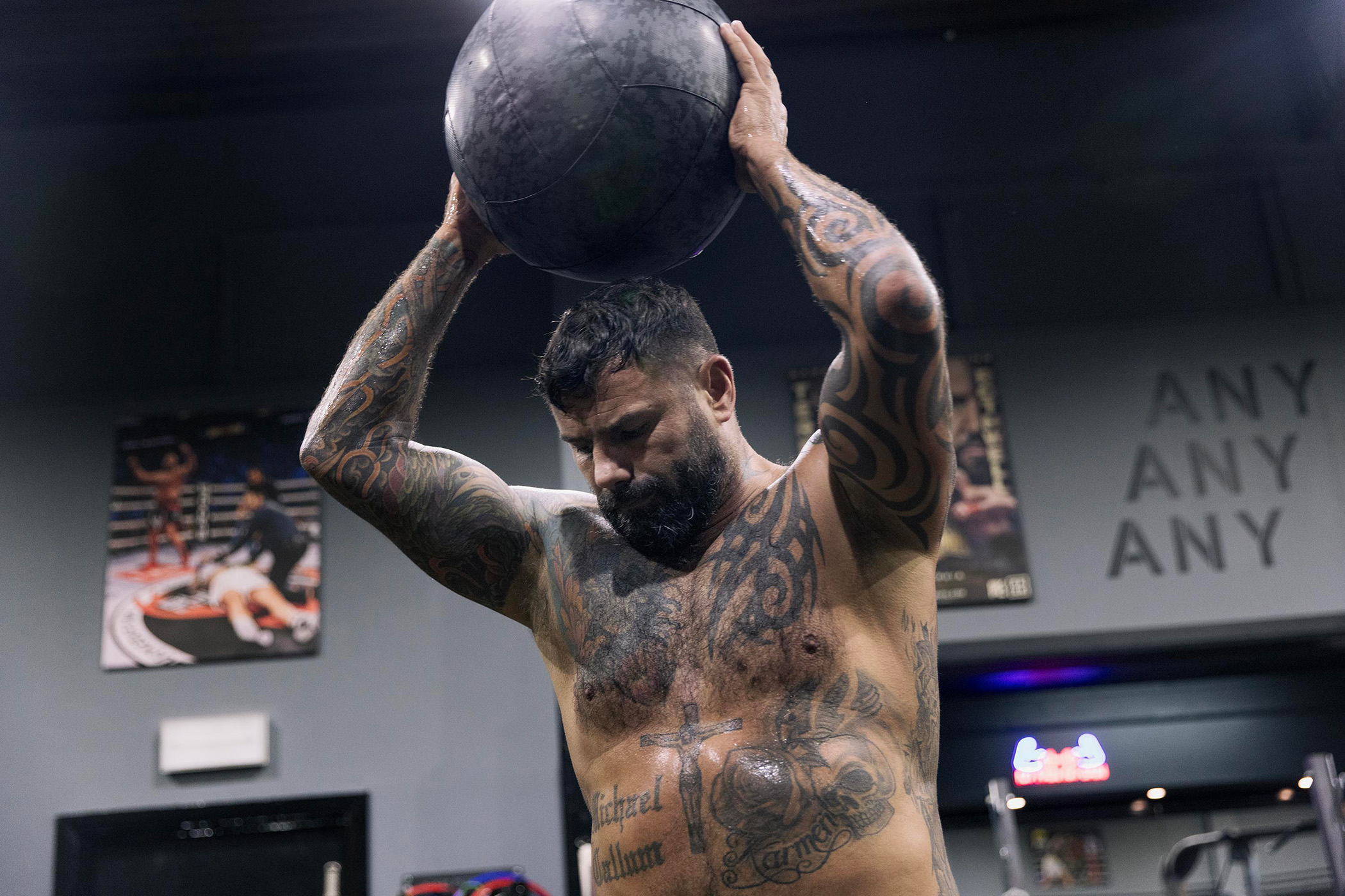 Back at the gym