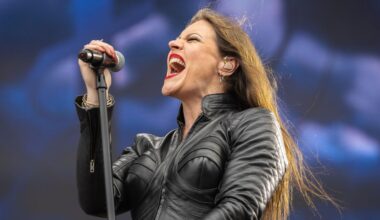 Floor Jansen onstage in 2026