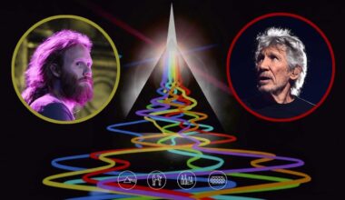 Roger Waters and Harry Waters set against Legacy tour poster admat
