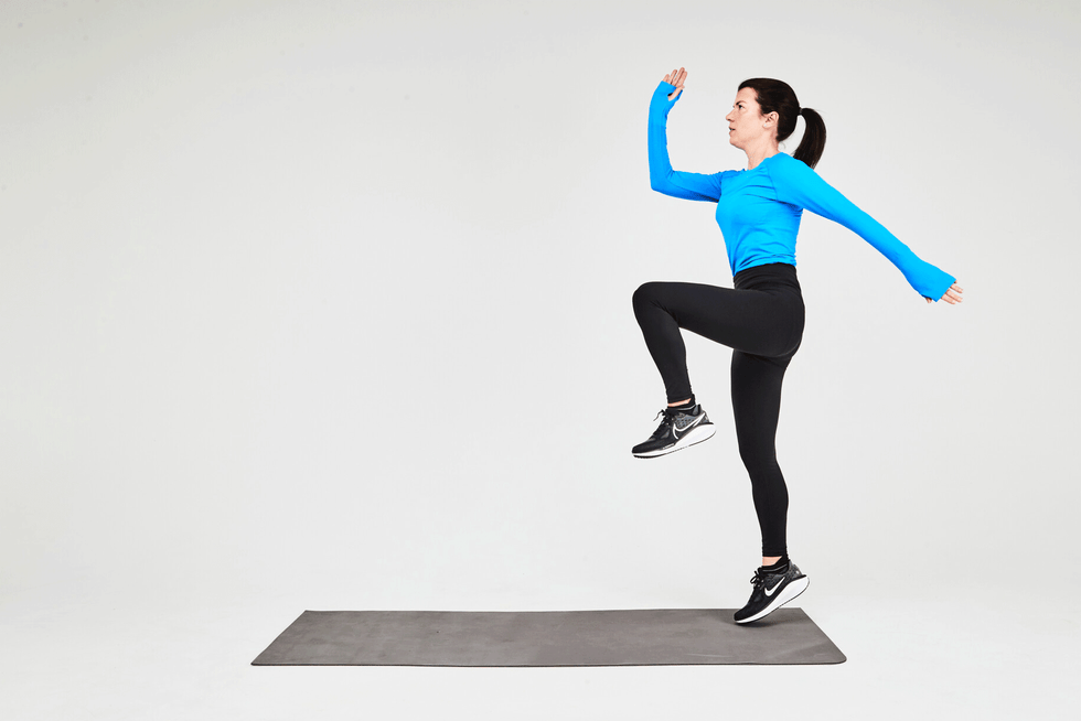 running form drills, A skip running form drills, a skip