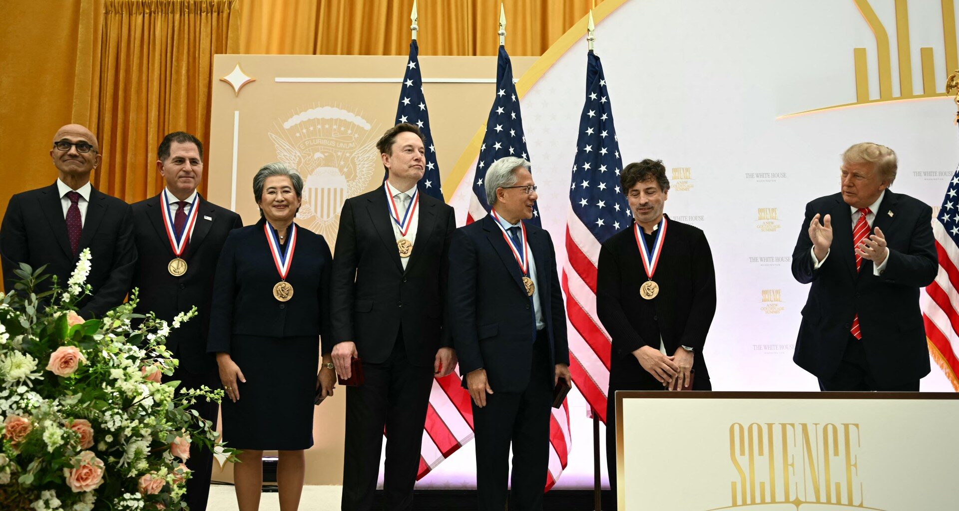 Trump gives top US science awards to Elon Musk and other tech executives | Donald Trump News