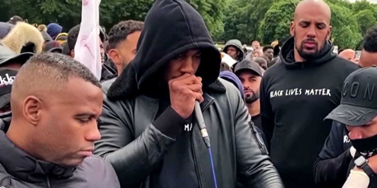 Anthony Joshua sets record straight on Black Lives Matter speech ahead of seismic Tyson Fury fight