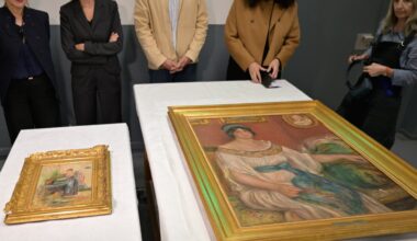 Stolen Renoir paintings found behind wall in France following arrests | Arts and Culture News