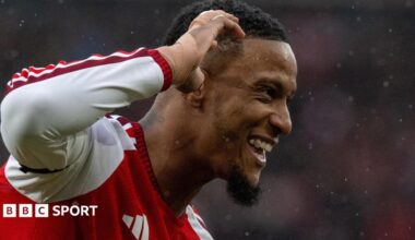 Ezri Konsa celebrates