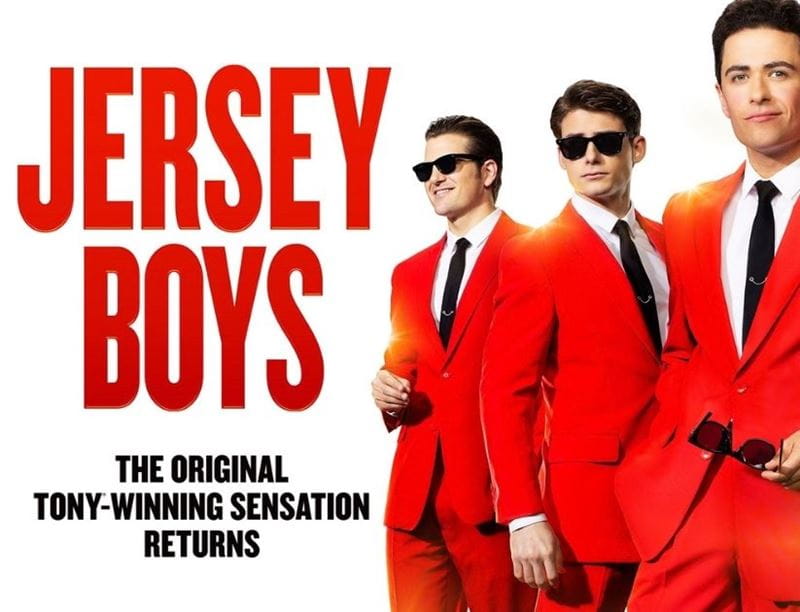 The theatrical poster for the show 'Jersey Boys'
