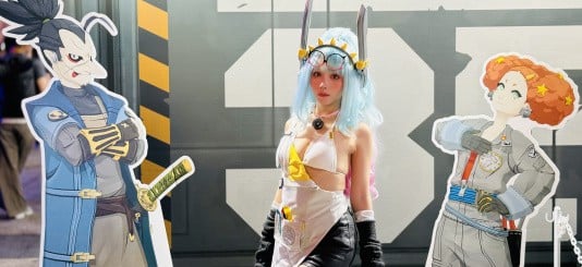 Booth Girl at Tokyo Game Show