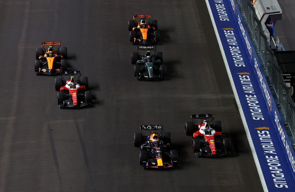 Ferrari split its strategy from the start to allow Leclerc to attack early and Hamilton to build into the contest