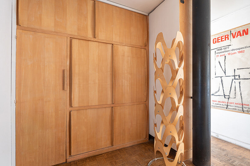 charlotte perriand's built-in interiors survive inside 1960 paris tower - 4