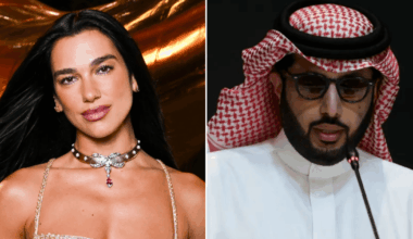 Dua Lipa fans disgusted after bizarre comment at Anthony Joshua and Tyson Fury event