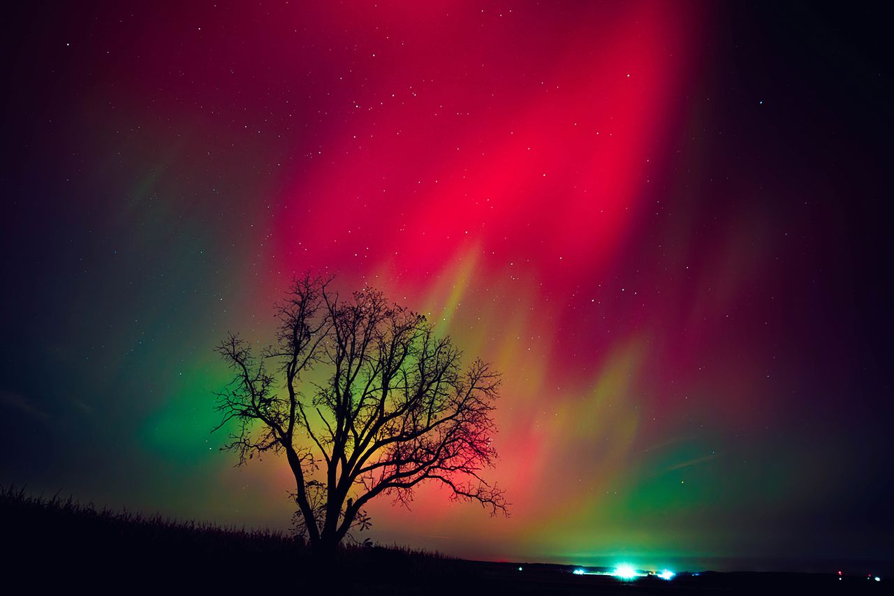 Northern LightsCredit: Ross Harried/NurPhoto via Getty