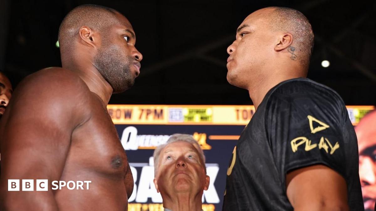 Fabio Wardley faces off with Daniel Dubois